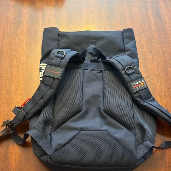 Red Bull Oracle Racing Navy & Red Roll Top Backpack - Picture 5 of 15